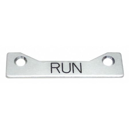 Standard Legend Plate, Run MPN:09003007