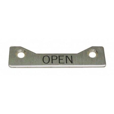Standard Legend Plate, Open MPN:09003011