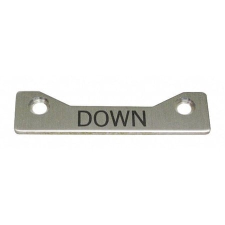 Standard Legend Plate, Down MPN:09003014