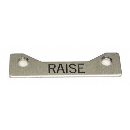 Standard Legend Plate, Raise MPN:09003015