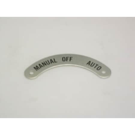 Standard Legend Plate, Manual-Off-Auto MPN:09005043