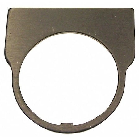 Blank Legend Plate, Black MPN:09012001