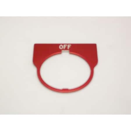 Standard Legend Plate, Off MPN:09013002