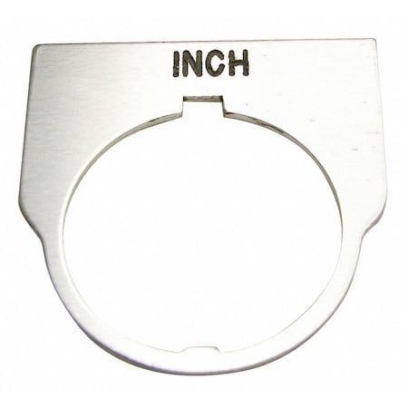 Standard Legend Plate, Inch MPN:09014008