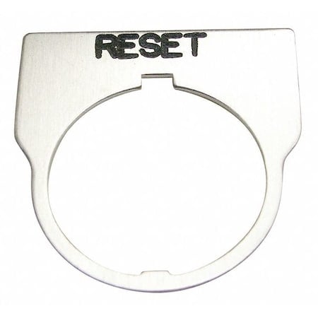 Standard Legend Plate, Reset MPN:09014009