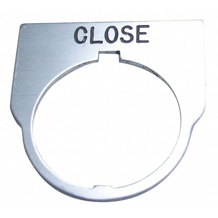 Standard Legend Plate, Close MPN:09014012