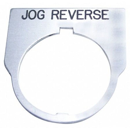 Std Legend Plate, Jog Reverse MPN:09014018