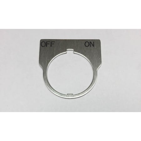 Standard Legend Plate, Off-On MPN:09014029