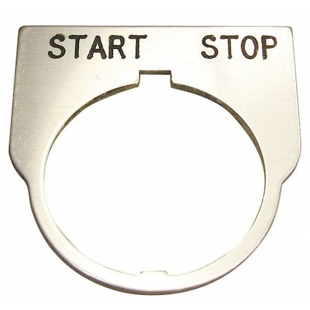 Standard Legend Plate, Start-Stop MPN:09014030