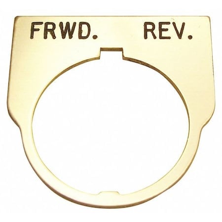 Standard Legnd Plate/Forward-Reverse MPN:09014032