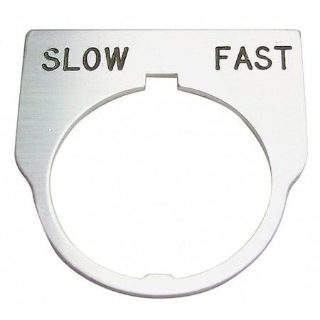 Standard Legend Plate, Slow-Fast MPN:09014038