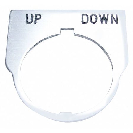 Standard Legend Plate, Up-Down MPN:09014039