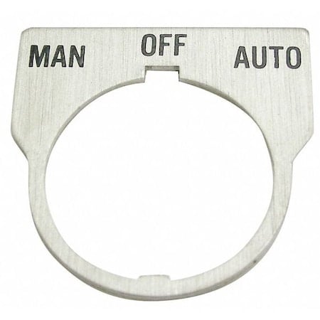 Standard Legend Plate, Manual-Off-Auto MPN:09014043