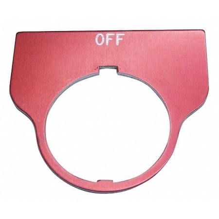 Standard Legend Plate, Off MPN:09016002