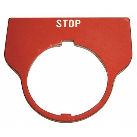 Standard Legend Plate, Stop MPN:09016003