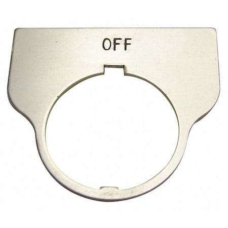 Standard Legend Plate, Off MPN:09017002