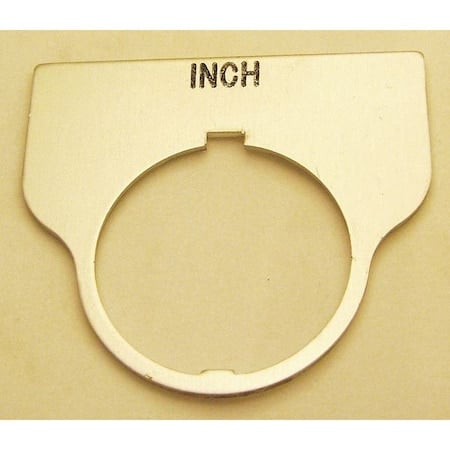 Standard Legend Plate, Inch MPN:09017008
