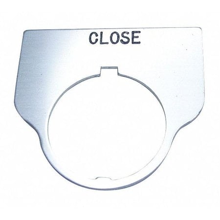 Standard Legend Plate, Close MPN:09017012