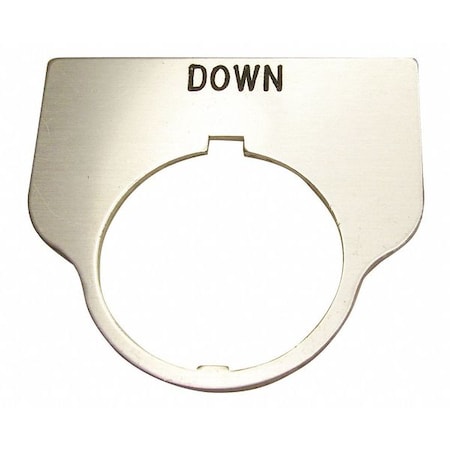 Standard Legend Plate, Down MPN:09017014