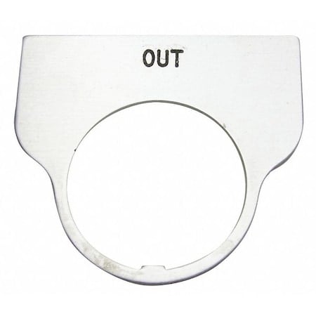 Standard Legend Plate, Out MPN:09017020