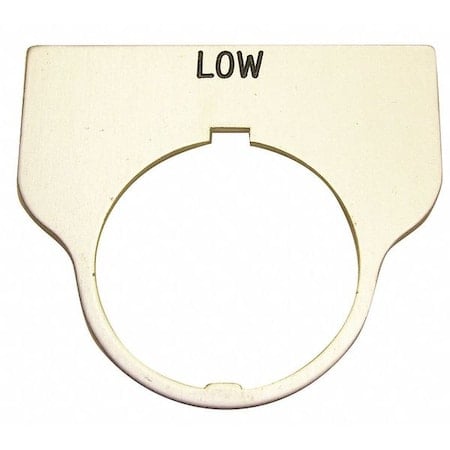 Standard Legend Plate, Low MPN:09017024