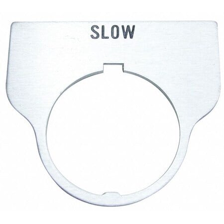 Standard Legend Plate, Slow MPN:09017025