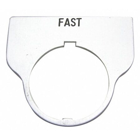 Standard Legend Plate, Fast MPN:09017026