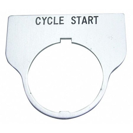 Std Legend Plate, Cycle Start MPN:09017028