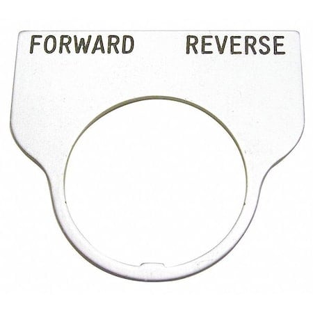 Standard Legnd Plate, Forward-Reverse MPN:09017032