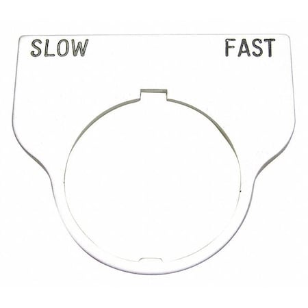 Standard Legend Plate, Slow-Fast MPN:09017038