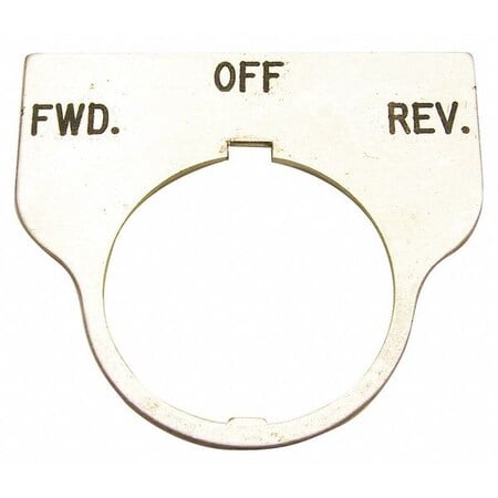 Standard Legnd Plate, Fwd/Off/Reverse MPN:09017041