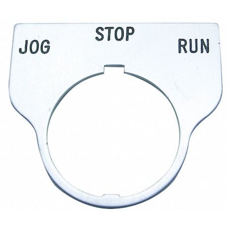 Standard Legendplate, Jog-Stop-Run MPN:09017045