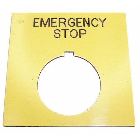 Legend Plate, Pull Start/Push Stop MPN:09017049