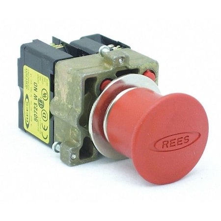 Push Button Plunger, NO/NC, Red, 22mm MPN:22102202