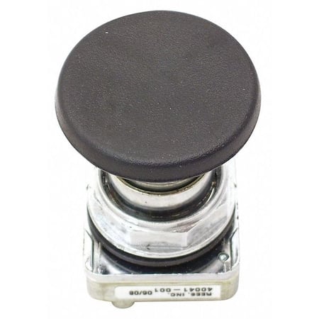 Push Buttons Mushroom Plunger, Blk, 30mm MPN:40041001