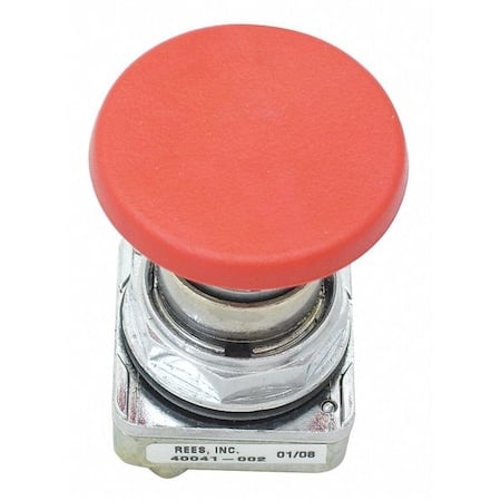 Push Buttons Mushroom Plunger, Red, 30mm MPN:40041002