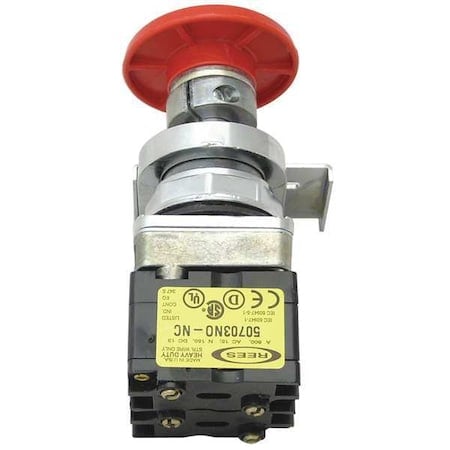 Emergency Stop Push Button, 30 mm, 2NO/2NC, Red MPN:40102-122