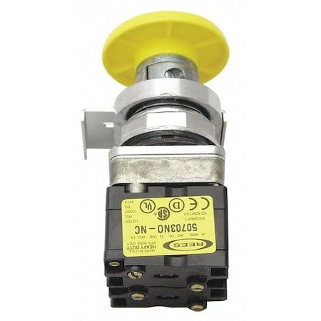 Psh Bttns w/2 NO/2 NC Cntcts, Yllw, 30.5mm MPN:40102124