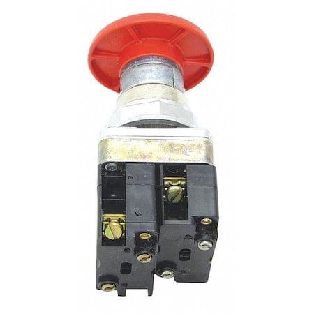Push Button w/1 NO/1 NC, Mntnd, 30.5mm, Red MPN:40102202