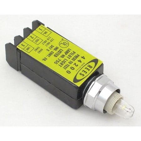 Miniature Pilot Light, 120V, 150mA MPN:44200000