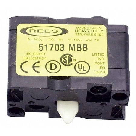 Cntct Blck, C-Circuit, 1 N0/1 NC, Opn/Close MPN:51703000