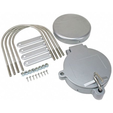 Silver Conduit Rack, 9 5/8 In., Reese Towpower MPN:7054900