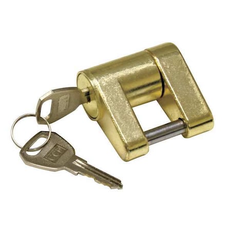 Trailer Coupler Lock, Brass, REESE TOWPOWER MPN:7006600