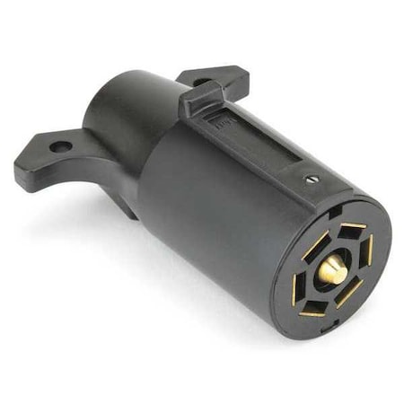 Round Blade Connector Socket, 7-Way MPN:74127