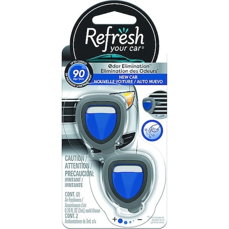 Air Freshener, Diffuser, Clear, New Car, PK2 MPN:RMD205-2AME