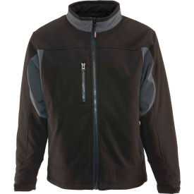 Insulated Softshell Jacket Regular Black & Charcoal - 3XL 0490RBCH3XL