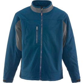RefrigiWear® 0490RNAVMED Insulated Softshell Jacket Navy Medium 0490RNAVMED