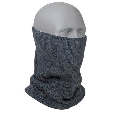 Neck Gaiter, Neck Warmer, Double-Layer Acrylic, Covers Ears/Face/Neck/Nose, Black, Universal Size MPN:0050VBLKOSA