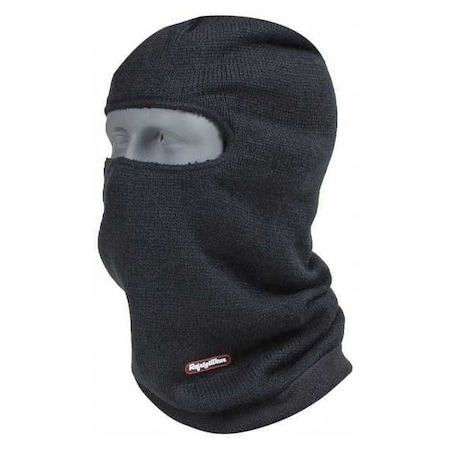 Balaclava, Over-the-Head, Double Layer Acrylic, Covers Head/Neck/Face/Nose, Black, Universal Size MPN:0055RBLKOSA