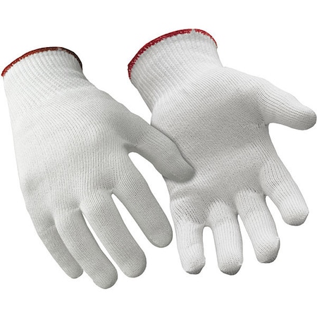 Cold Protection Glove Liners, Thermax Hollow-Core Fibers Palm, Thermax Lining, White, M MPN:0225RWHTMED